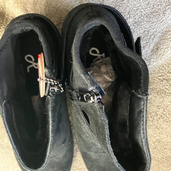 NWT Religious Comfort Waterproof Black Suede Boots Sz 8 - Picture 10 of 12